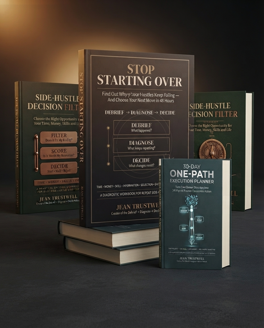 Complete STOP STARTING OVER four-book product bundle
