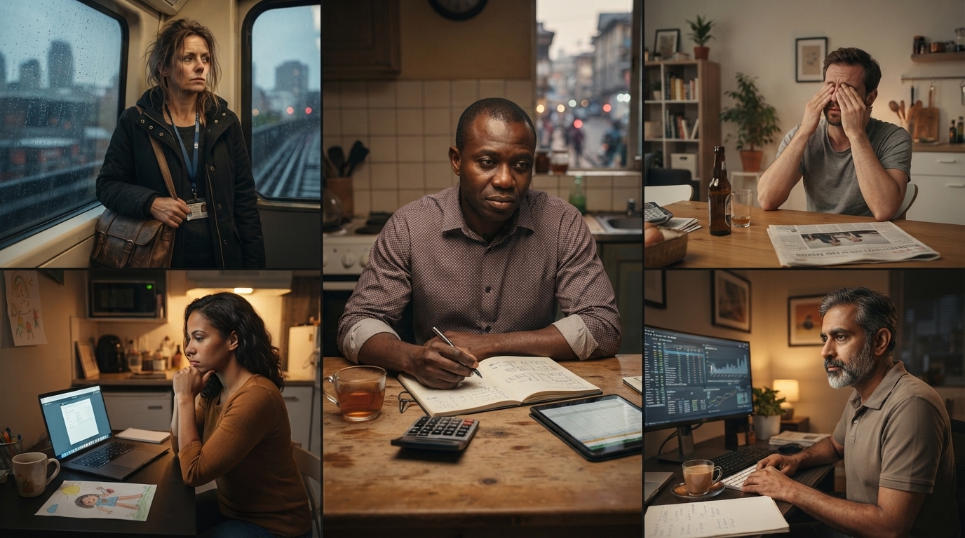 Global working adults sharing the same side-hustle struggle